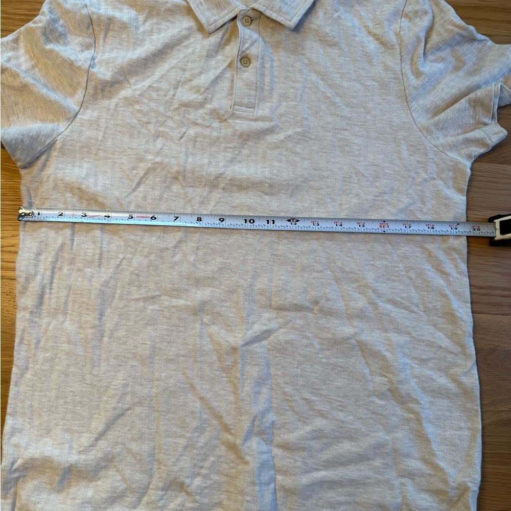 Taylor Stitch The Herringbone Polo in Heather Oat